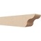 Ekena Millwork 6in. W x 6in. H x 28in. L Carmel Woodgrain TimberThane Rafter Tail, Primed Tan RFTUR06X06X28CARRCPR - alternate 1